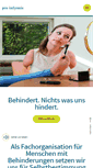 Mobile Screenshot of proinfirmis.ch